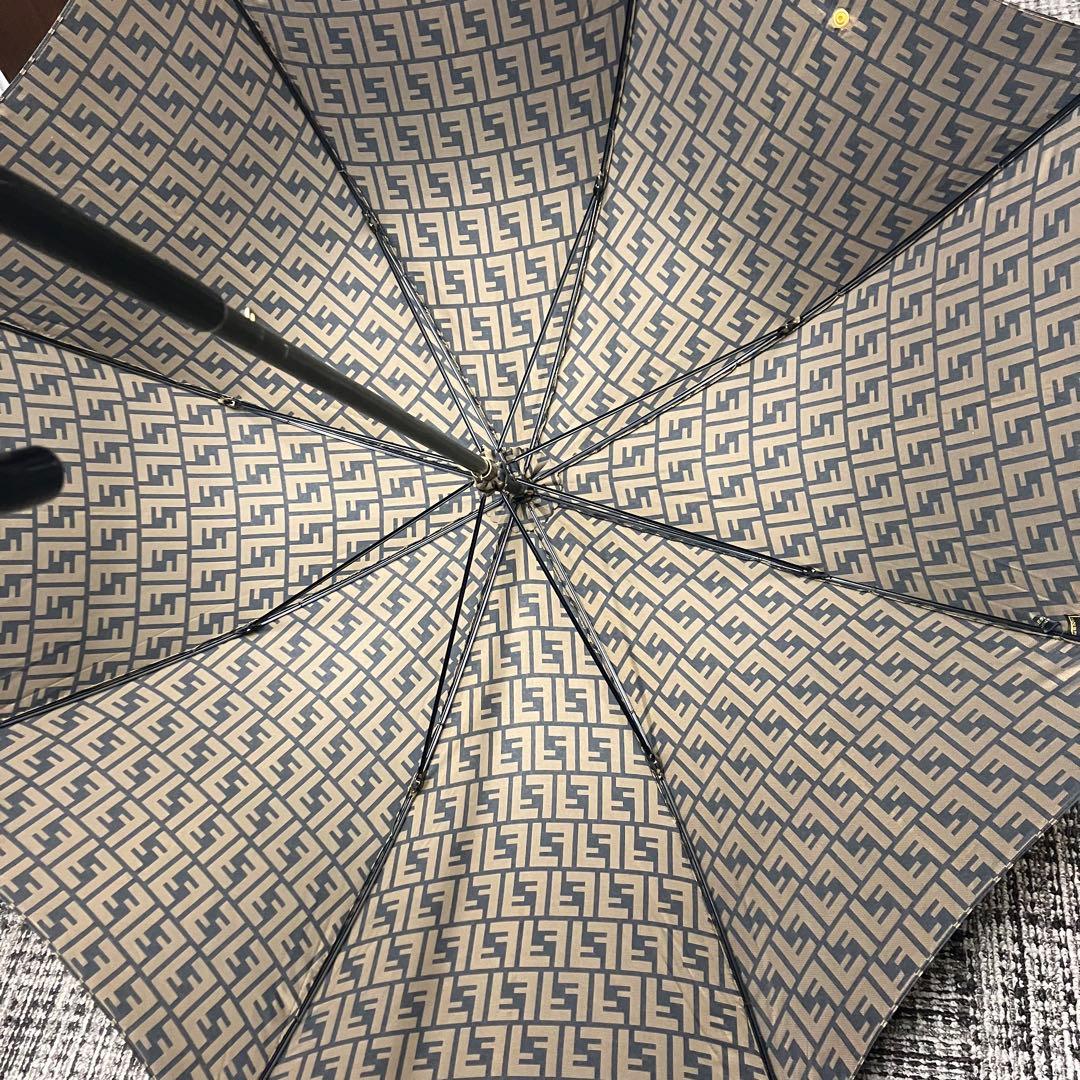 FENDI フェンディ 長傘 ズッカ柄 FFロゴ アンブレラ