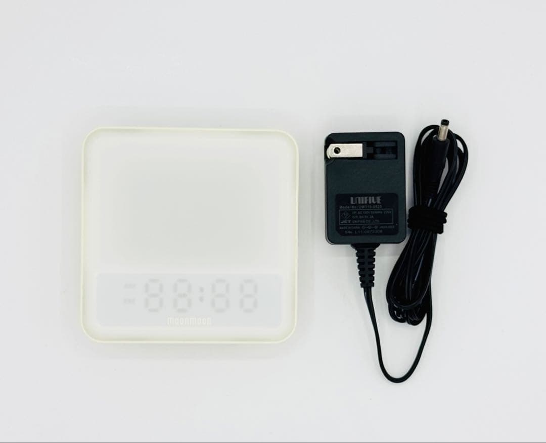 トトノエライト/アイボリー/光目覚まし時計moonmoonムーンムーン