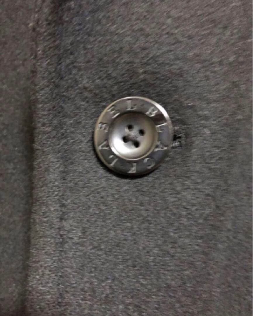 Burberry Black Label カシミヤ混チェスターコート 黒 L