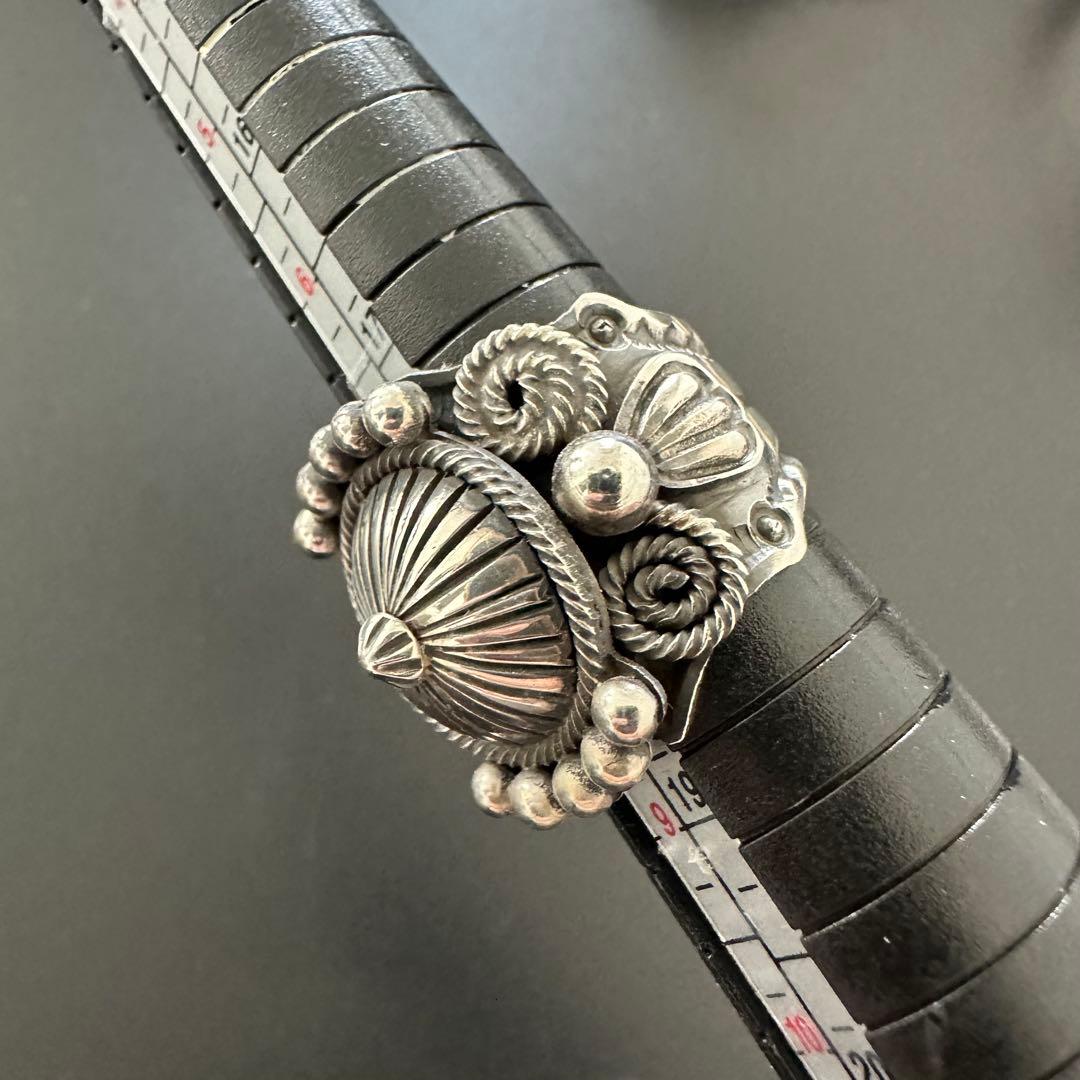 Navajo Andy cadman ビッグコンチョ リング 17号