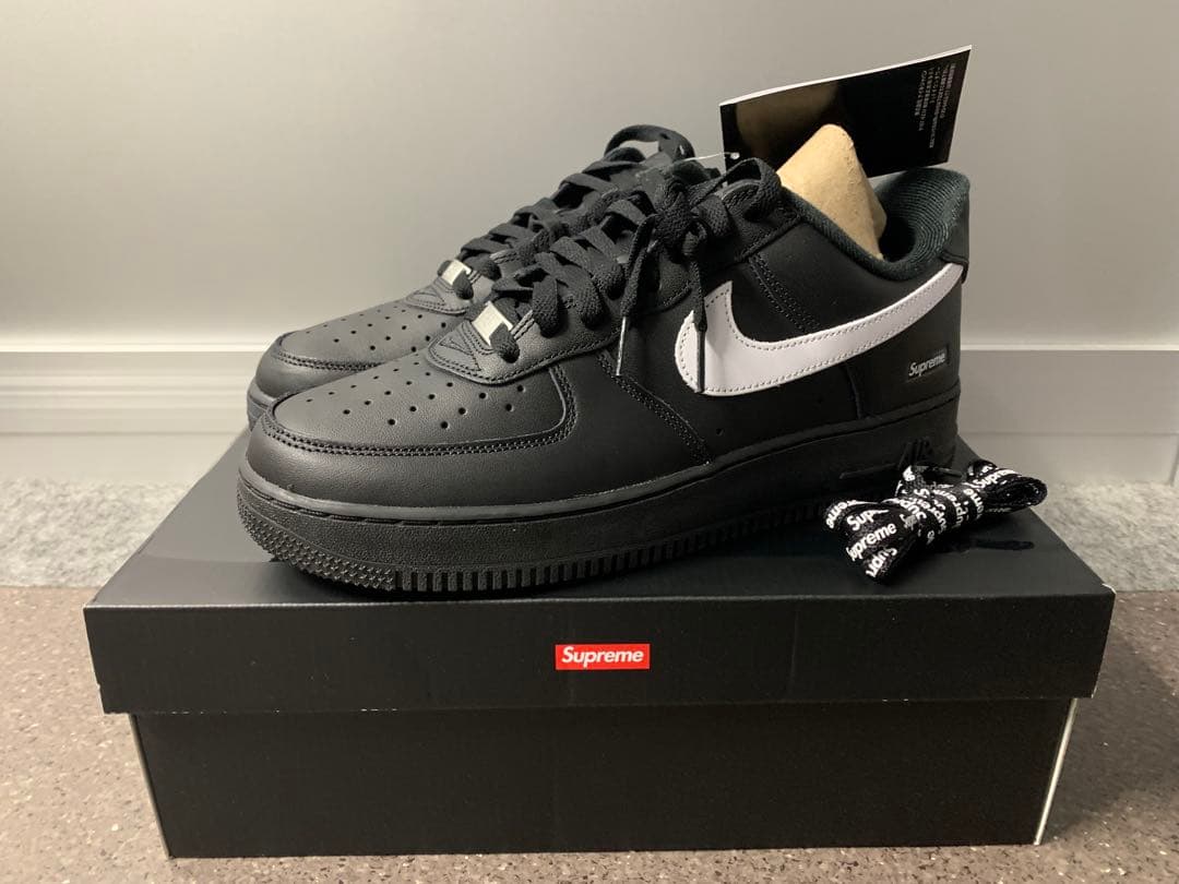 Supreme Nike Air Force 1 ブラック　27