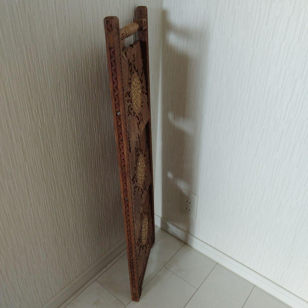 アンティーク　ケーキスタンド　木製