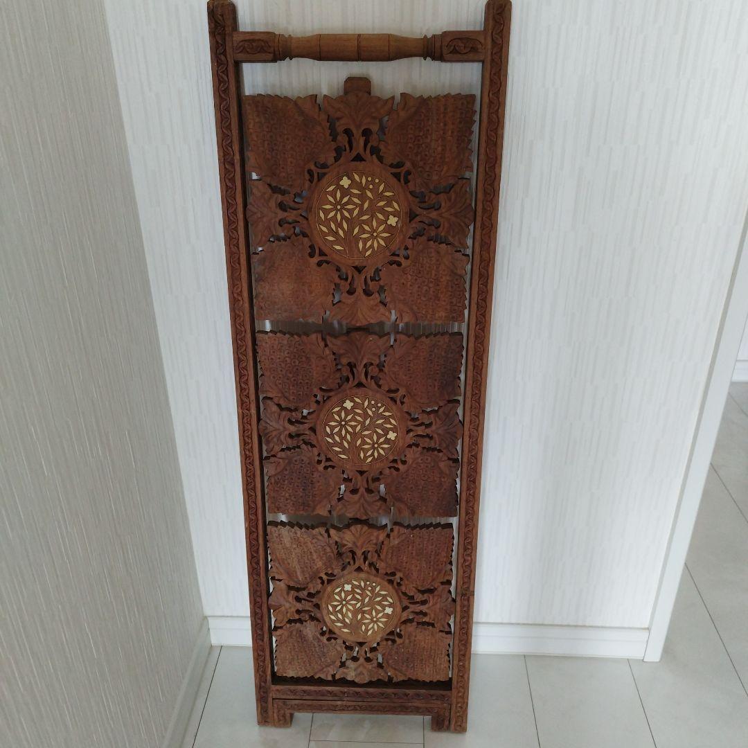 アンティーク　ケーキスタンド　木製