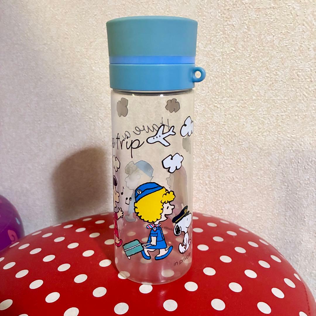 d*3様 プラザ限定　inprivate ピーナッツ スヌーピー 水筒 透明ボト