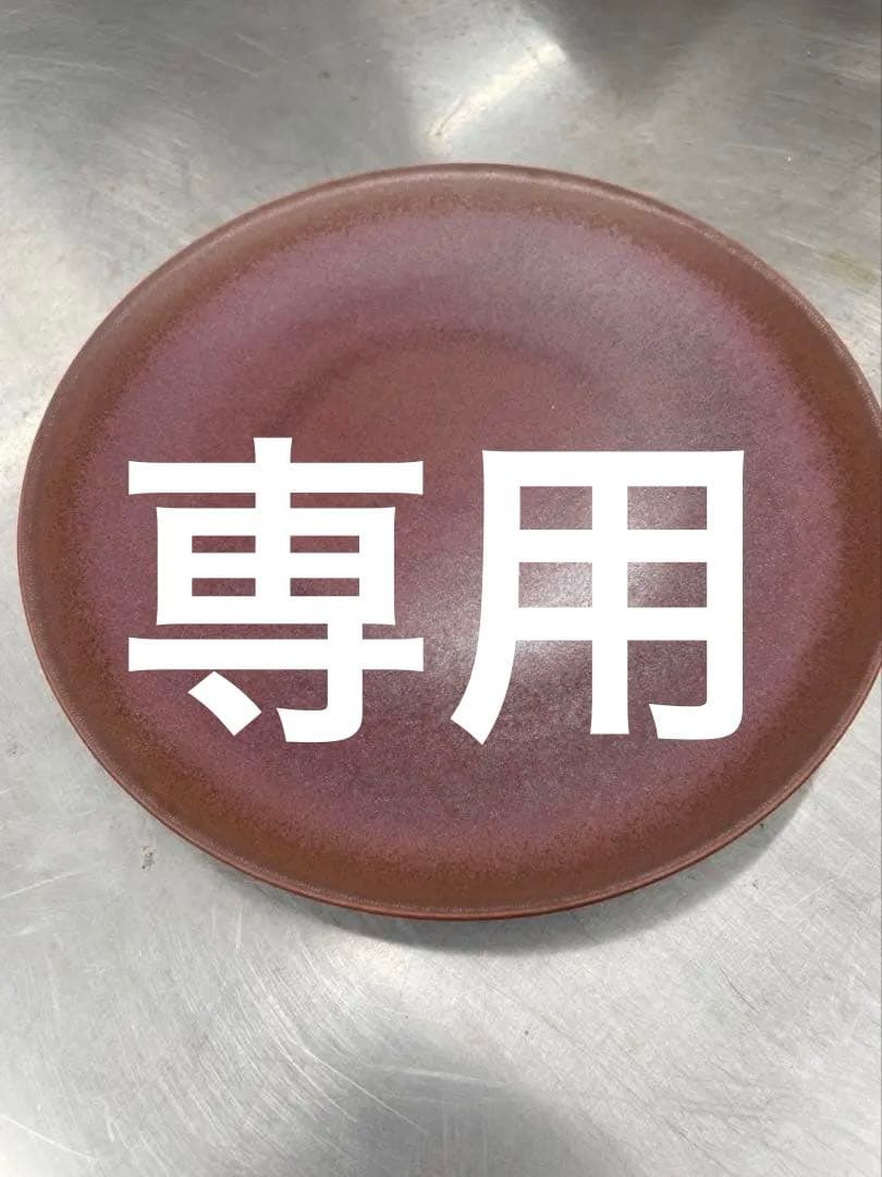 MORIYAMA チタニウムレッド フラットプレート 24cm 5枚セット