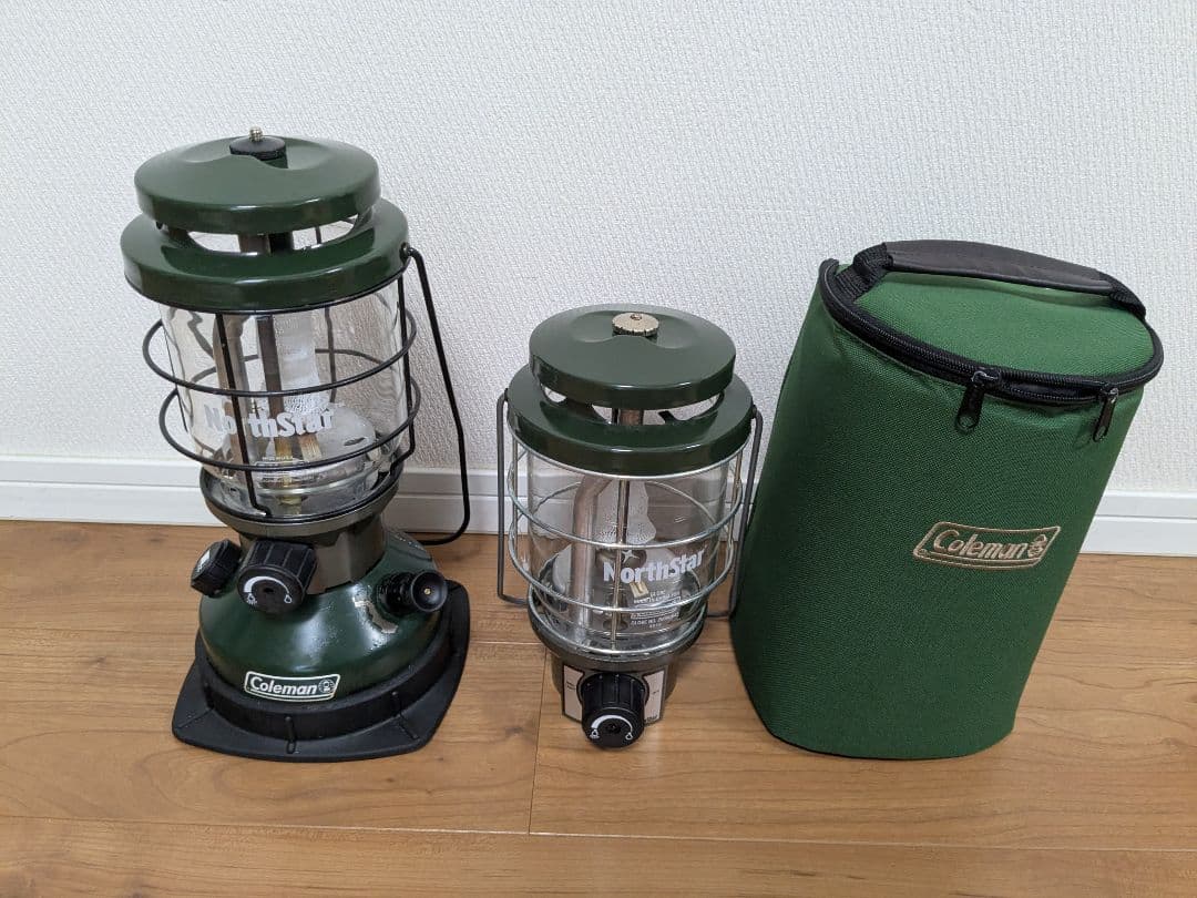 コールマン　ノーススターガソリンランタン＆ガスランタン　2個セット