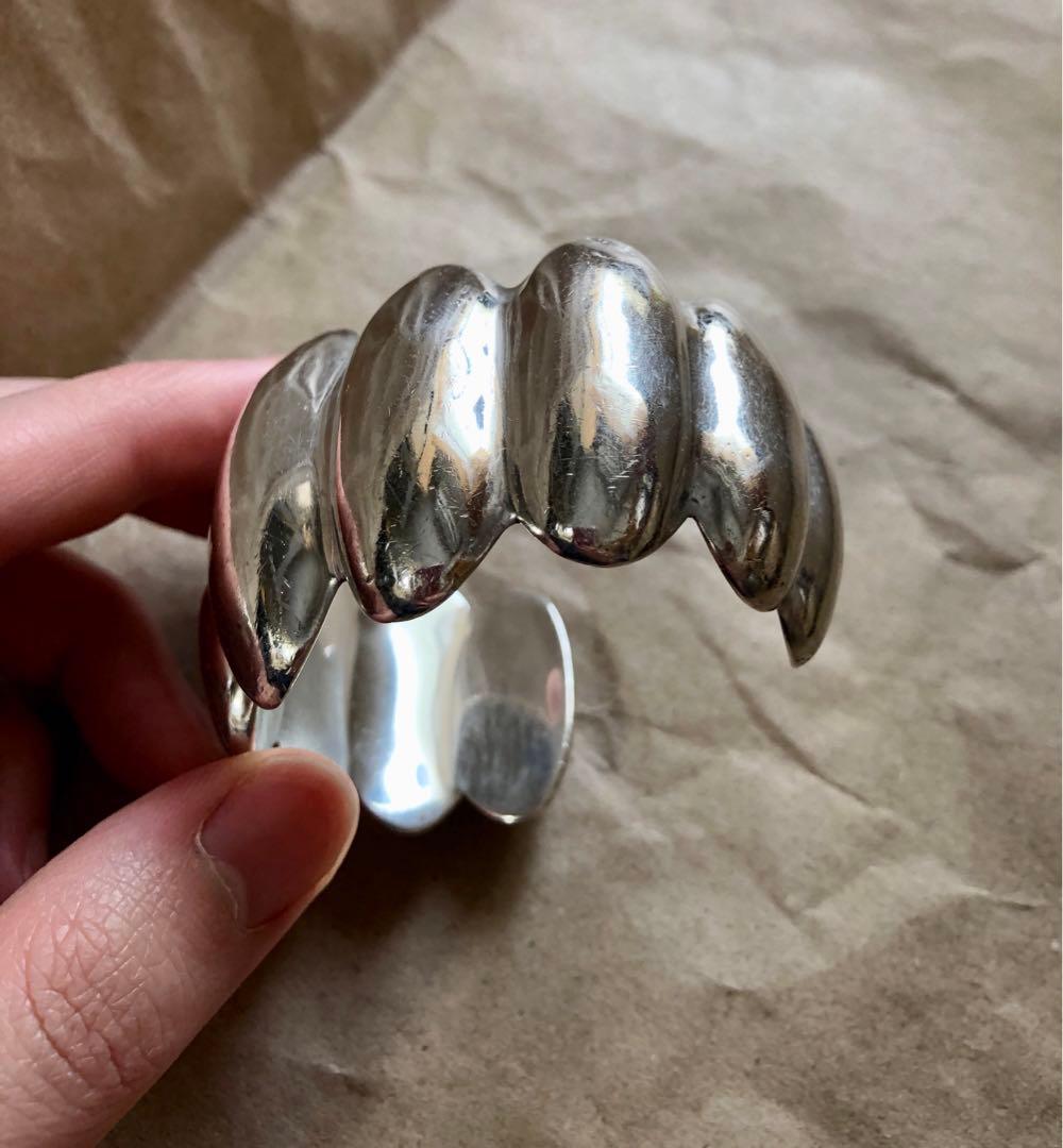 メキシコ製 vintage 925 シルバーバングル taxco