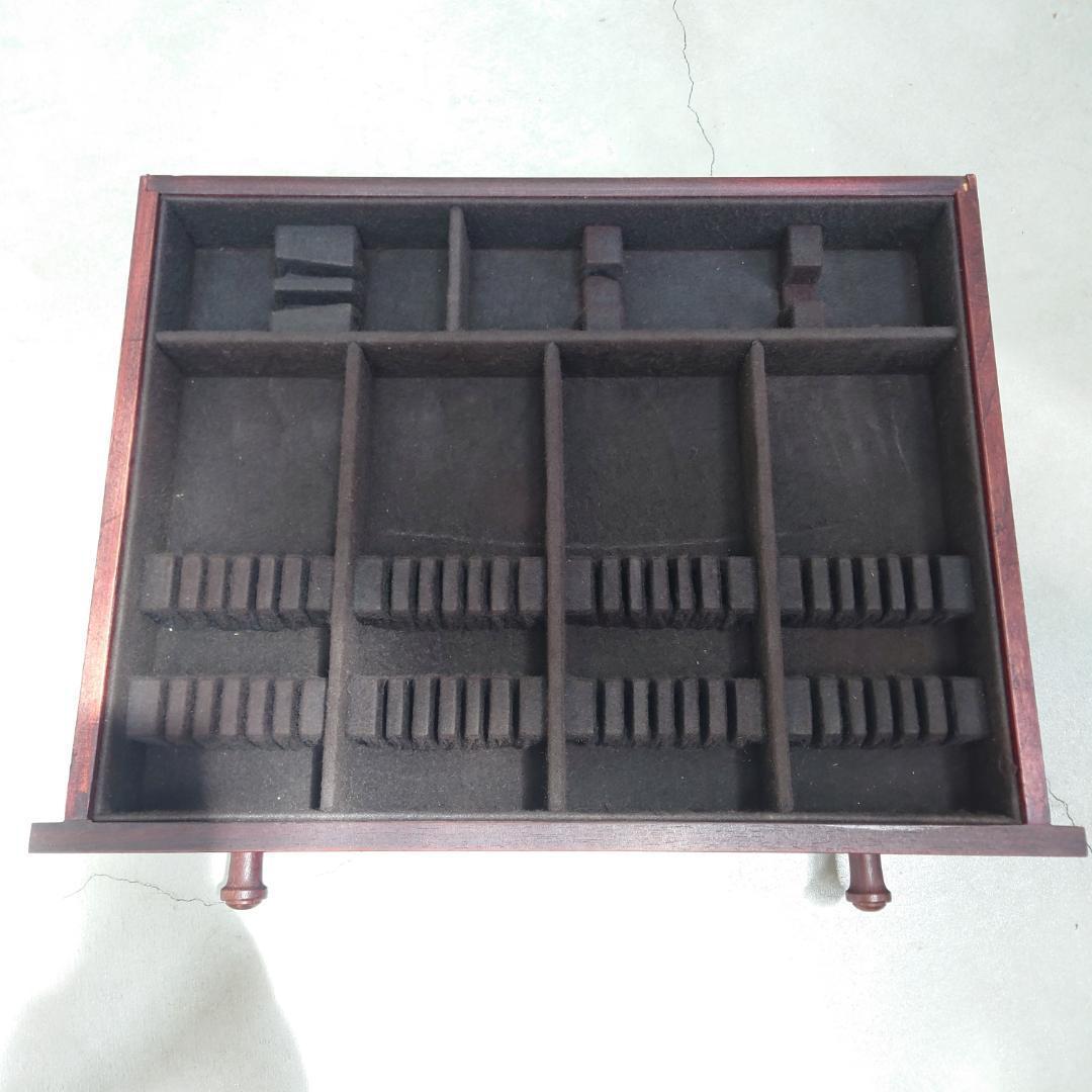 希少 クリストフル 木製 4段収納チェスト ボックス 引き出し