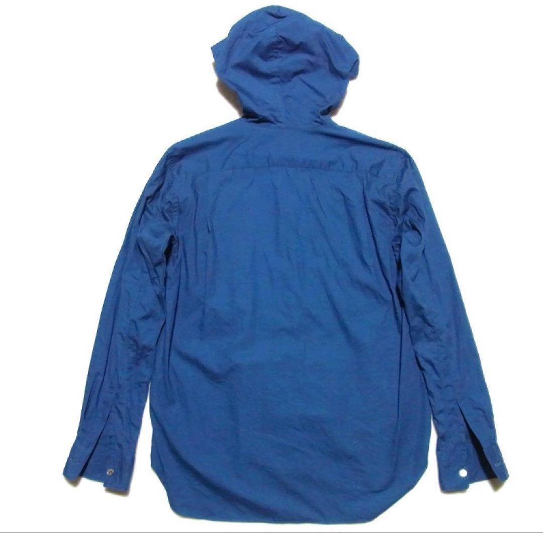 10AW コムデギャルソンオムプリュス フード 長袖 シャツ XS ネイビー
