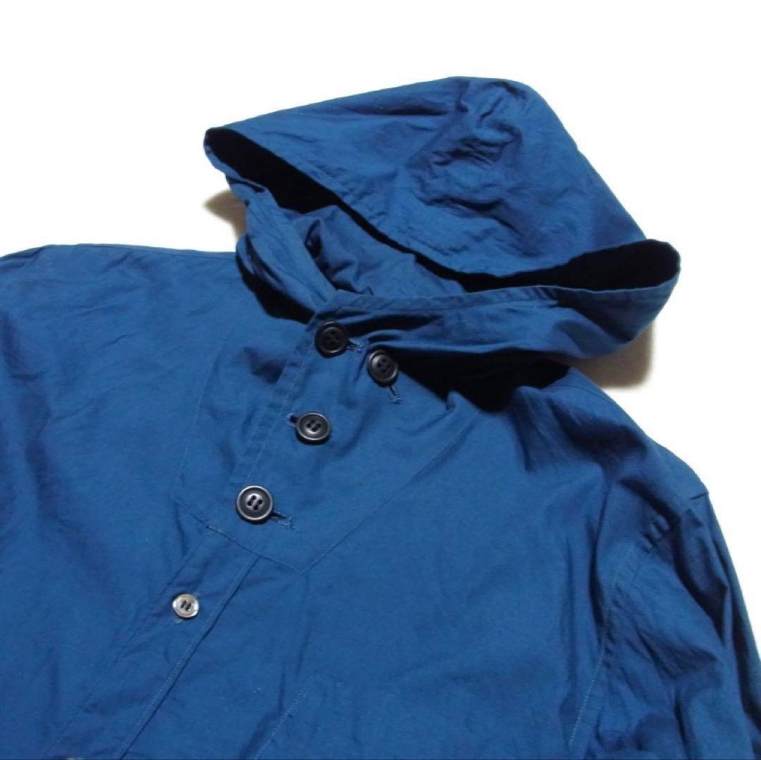 10AW コムデギャルソンオムプリュス フード 長袖 シャツ XS ネイビー