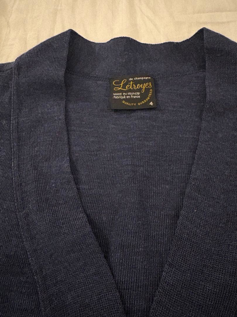 Letroyes ルトロワ HENRI ウールニットカーディガン サイズ4