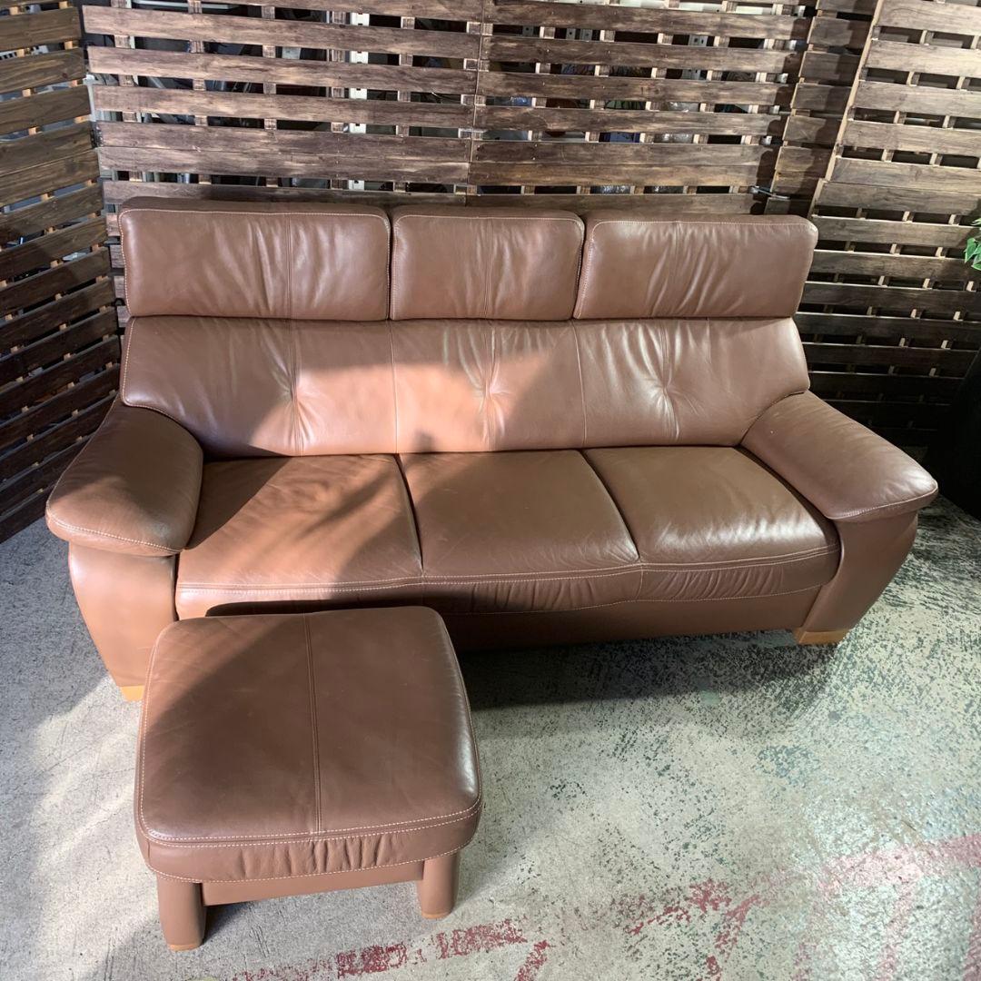 K779 【セット売り】 カリモク チターノ 3人掛けソファ ZW73