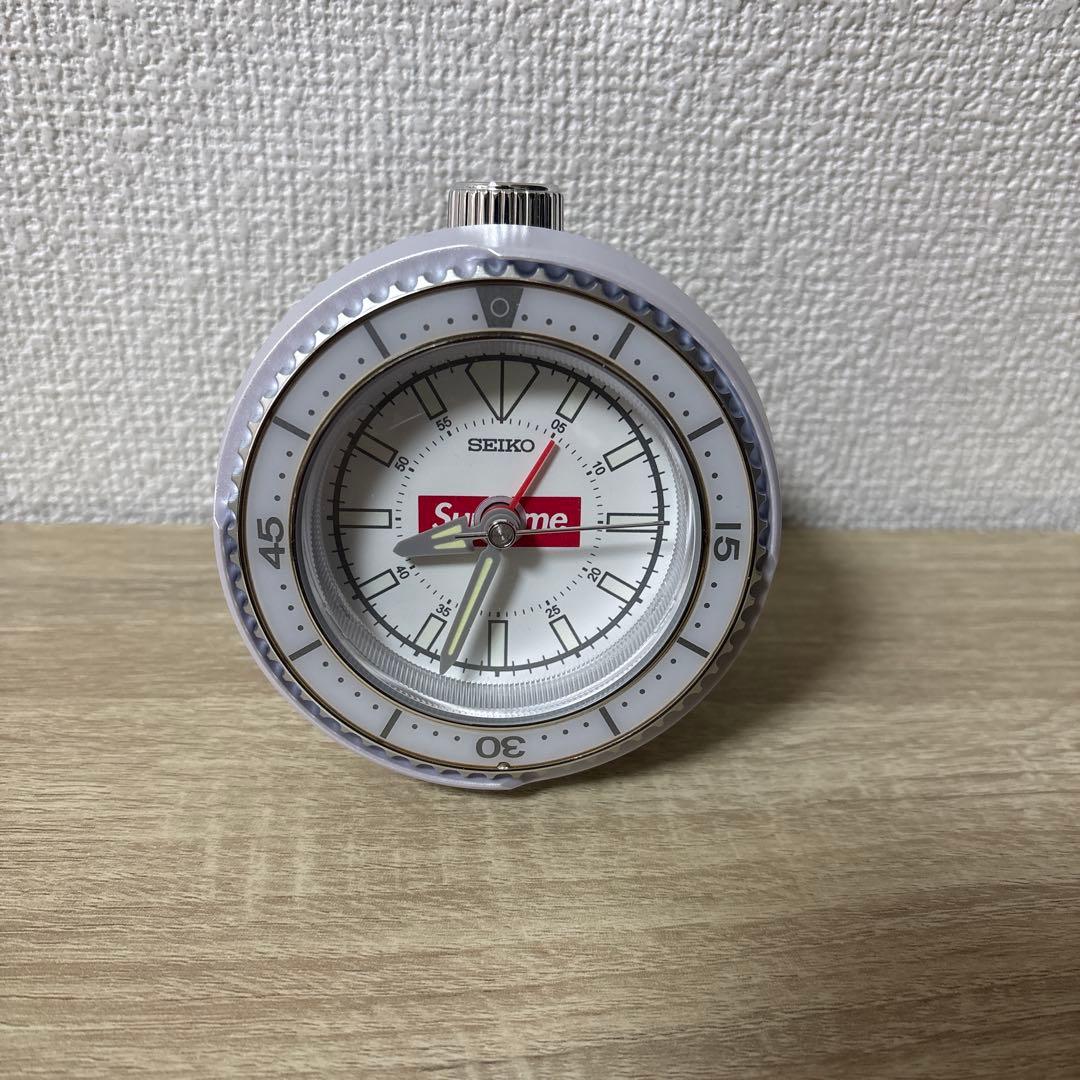 SEIKO Supreme アラーム時計 ホワイト
