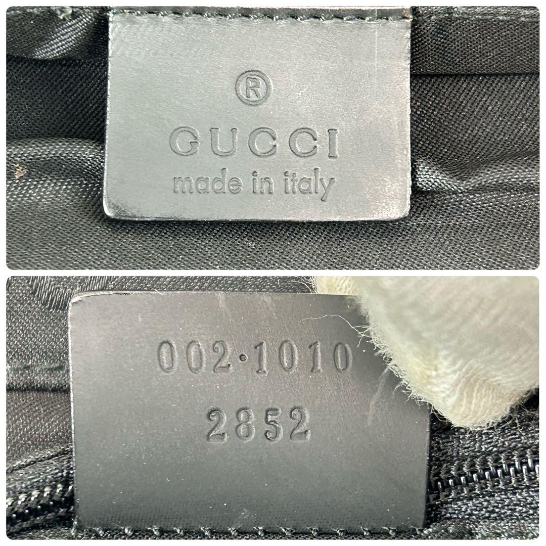 GUCCI トートバッグ ハンドバッグ ナイロン GG　バンブー 総柄