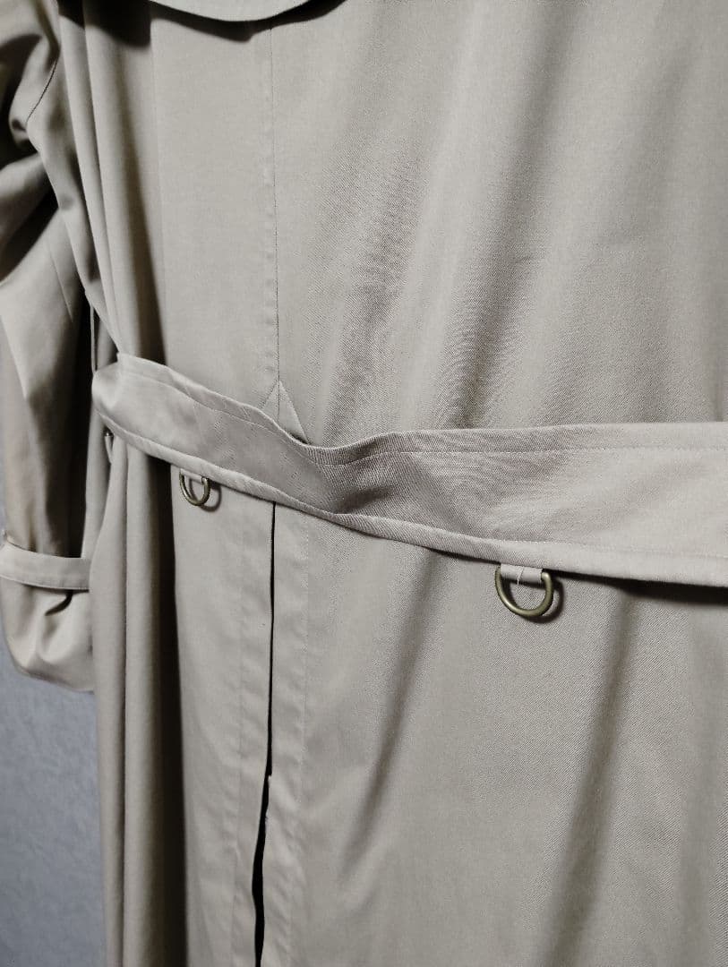 美品 70s〜80s Burberry タブルトレンチコート 英国製