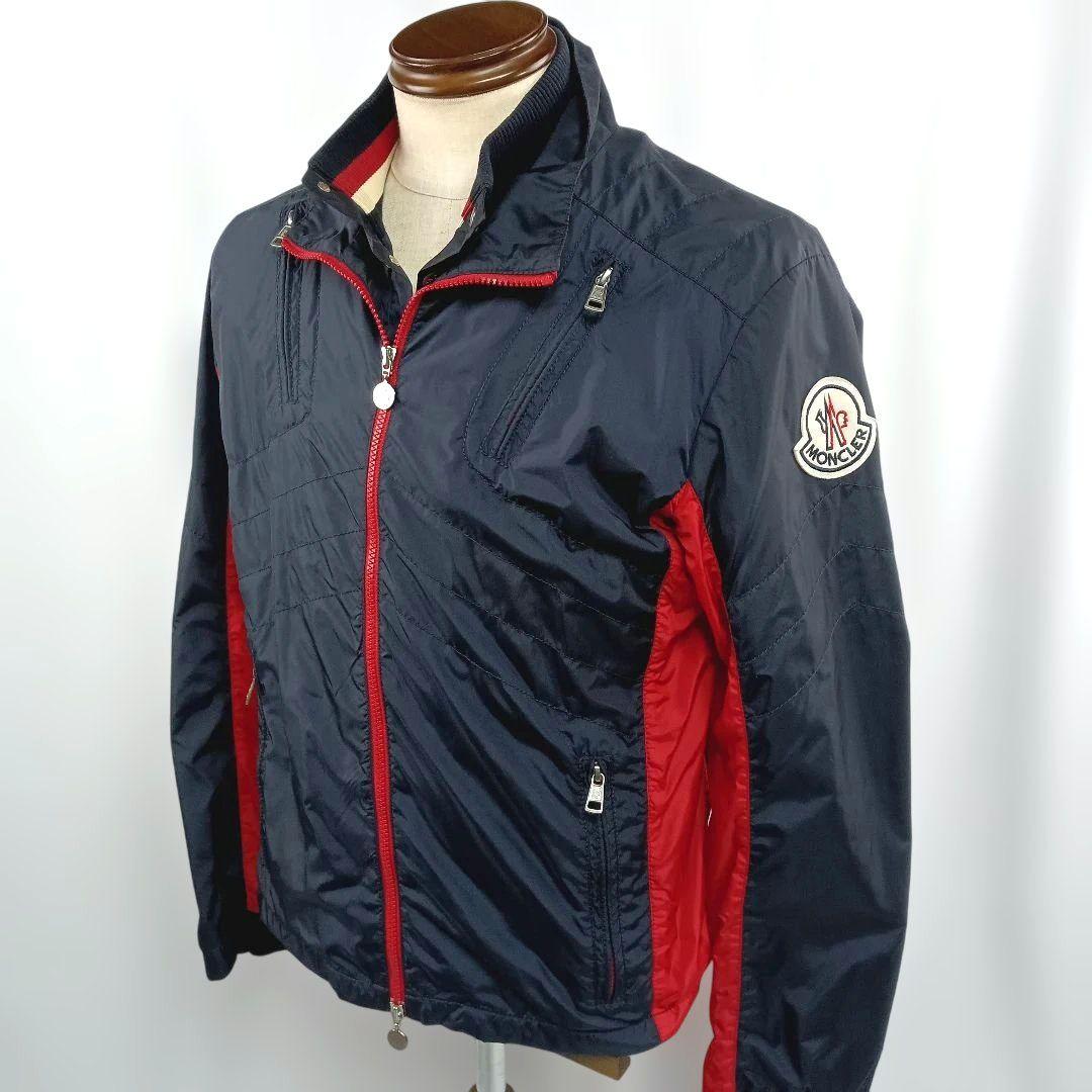 MONCLER　ネイビー/レッド カジュアルジャケット　防寒　サイズ2