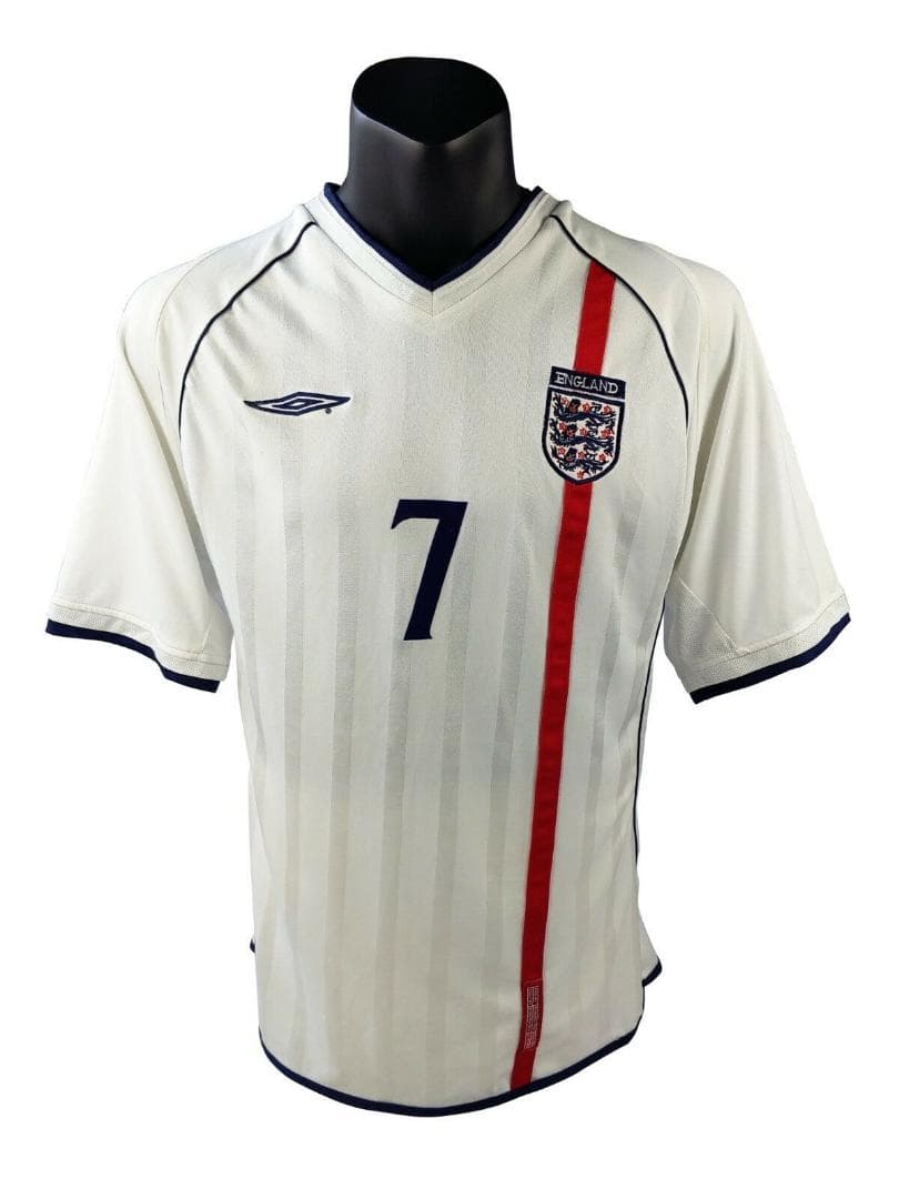 直筆サイン入りユニフォーム デビッド・ベッカム 元イングランド代表 サッカー