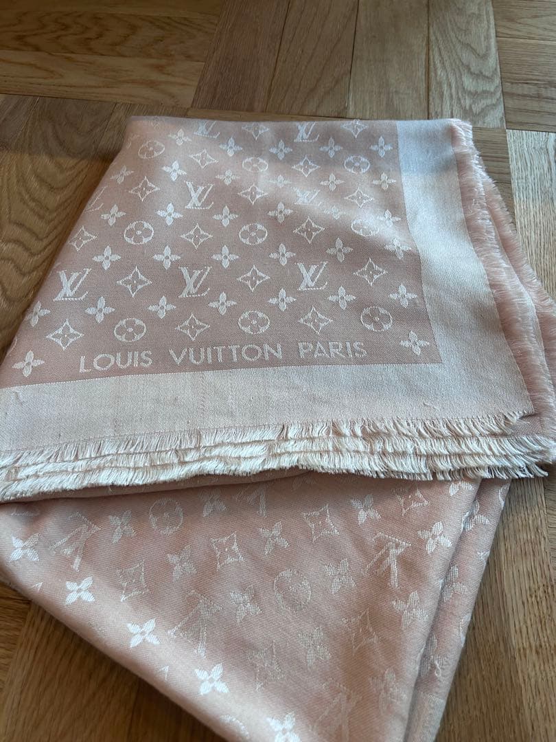 LOUIS VUITTON ピンク モノグラム ストール