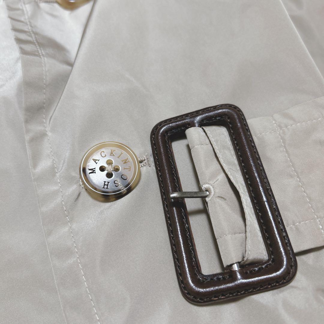 美品 Macintosh London ナイロン100% トレンチコートLサイズ