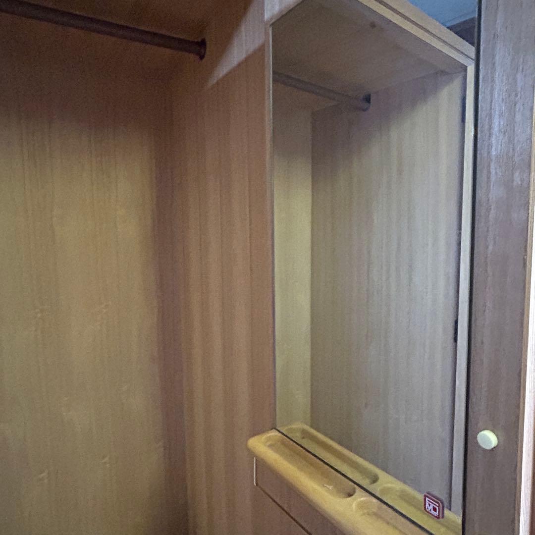 桐製衣装ダンス 引き出し付き