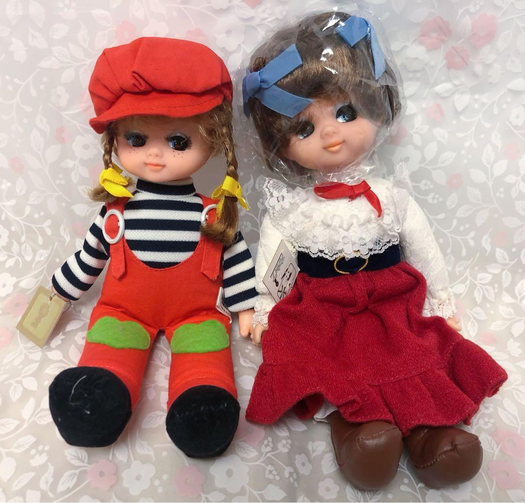 未使用品×2*:.。..。.:*オオイケ　昭和レトロ　ヴィンテージ　抱き人形