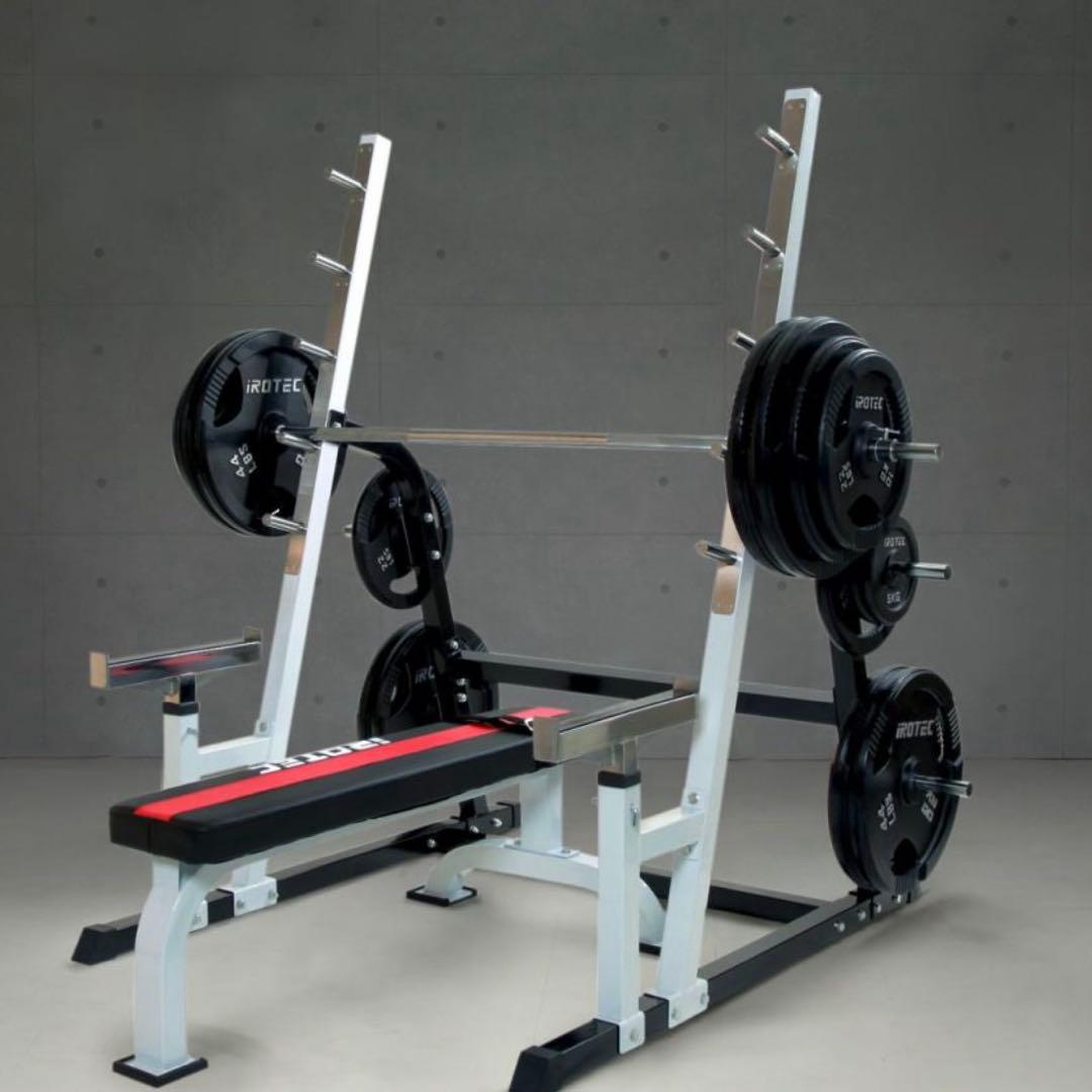 梅しゃん　IROTEC パワースクワットラック①