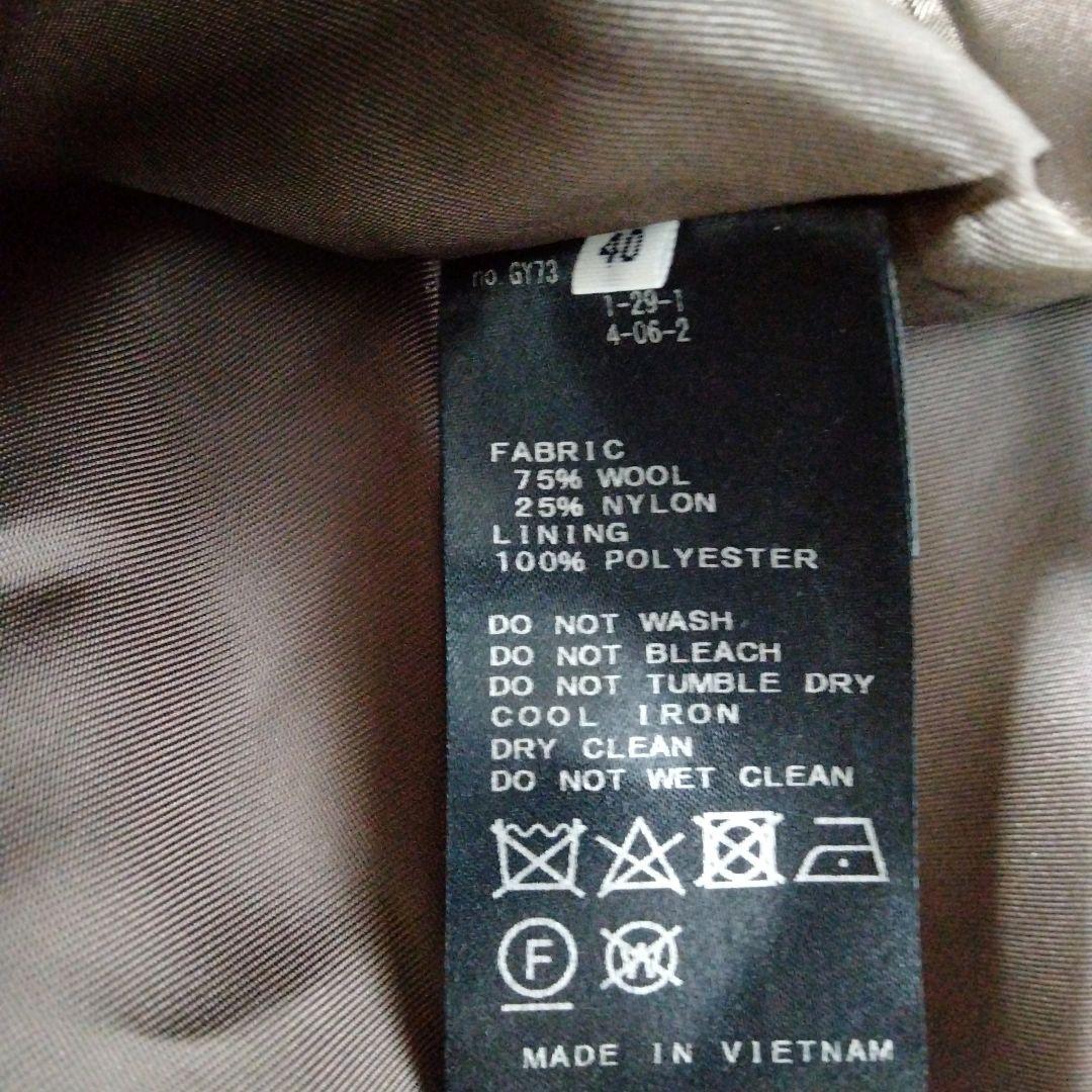 【現行】イエナ　マンテコ　オーバーチェスターコート　ブラウン