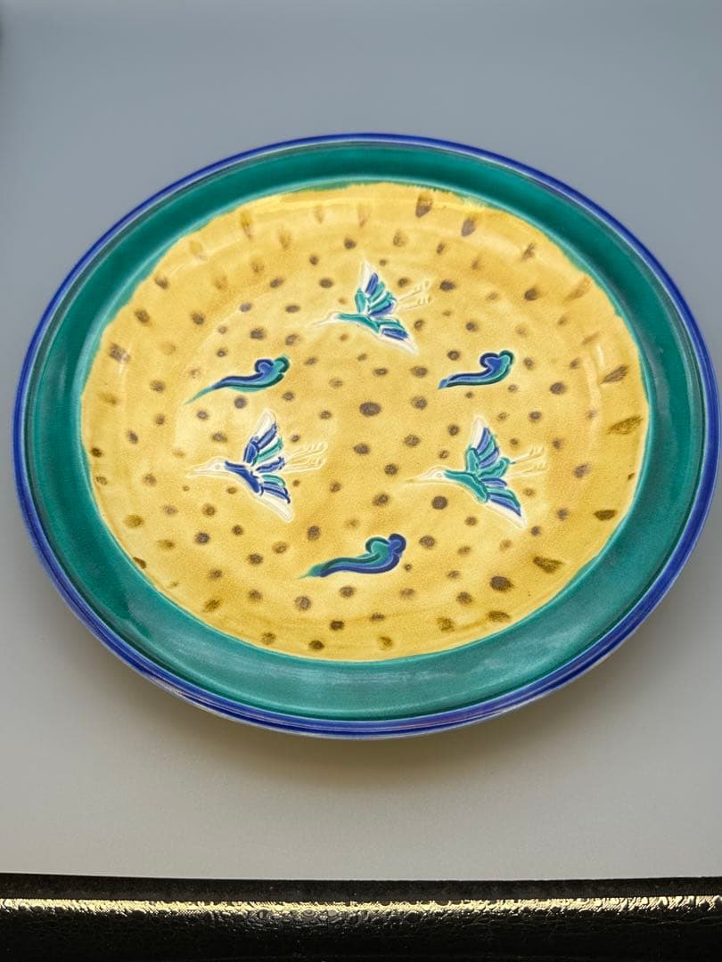 茶道具　菓子器　永楽善五郎　鶴