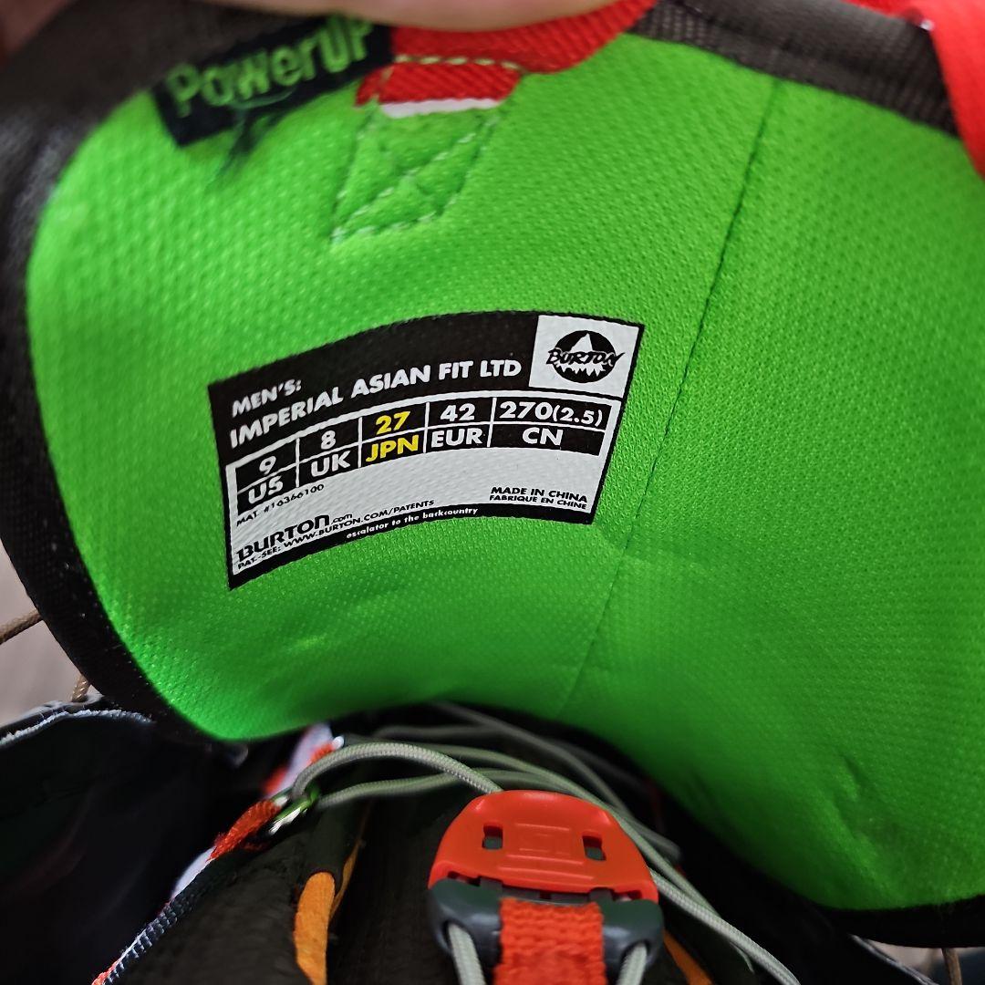 BURTON　スノーボードブーツ 男性用 黒