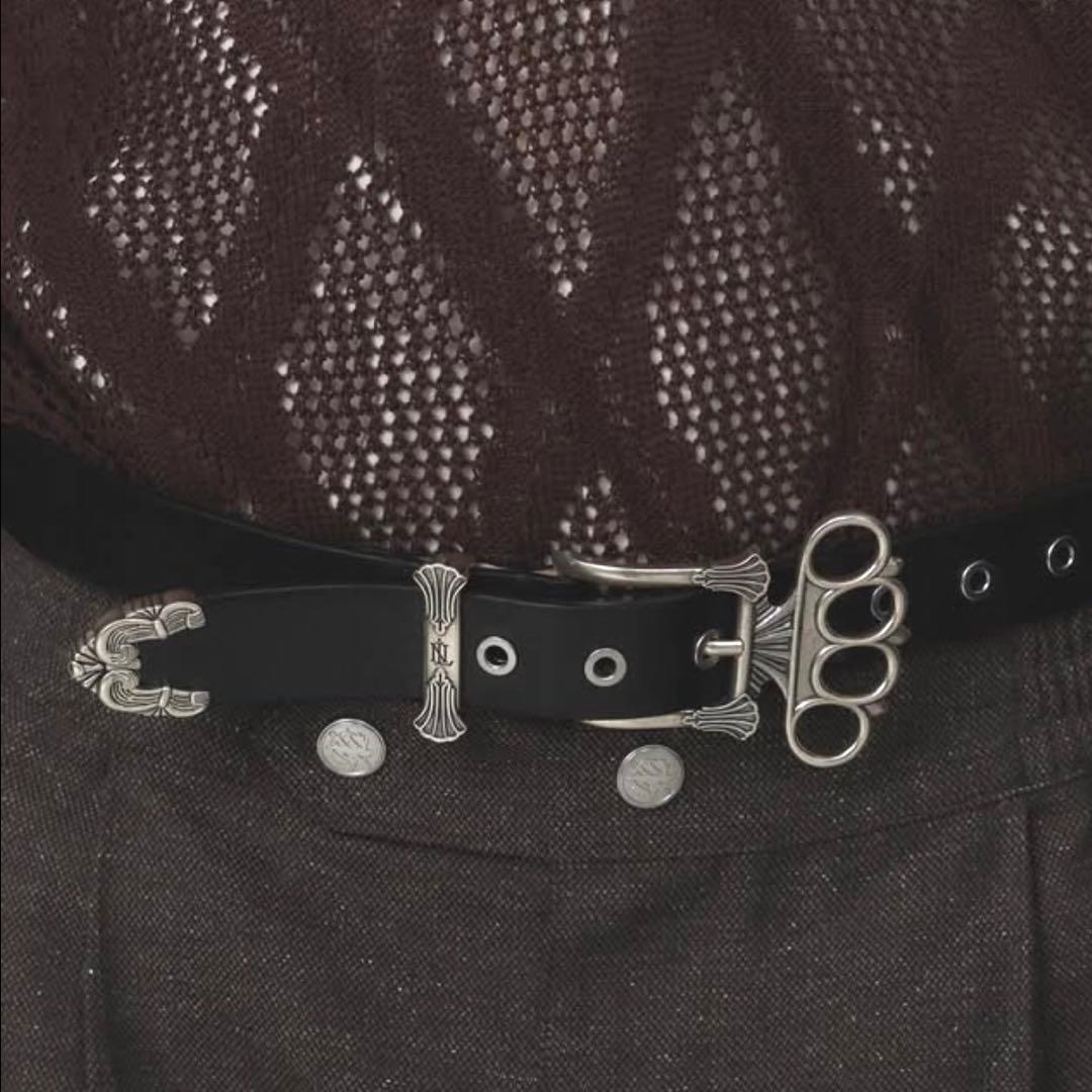 【NULLUS】SILVER FILLED KUNCKLES BELT