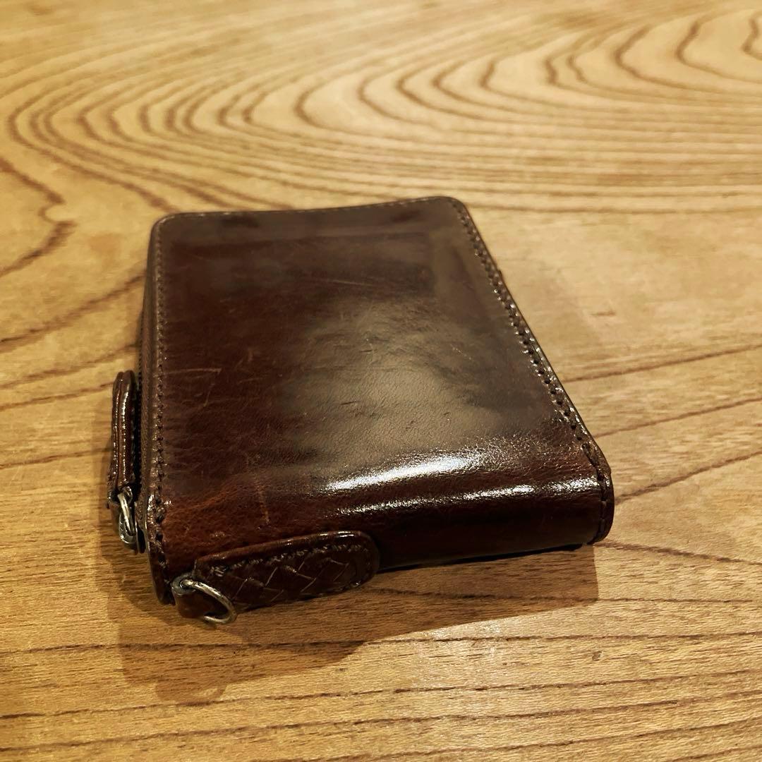 ノマドイ 2つ折り ファスナー 財布 イタリアレザー 未使用