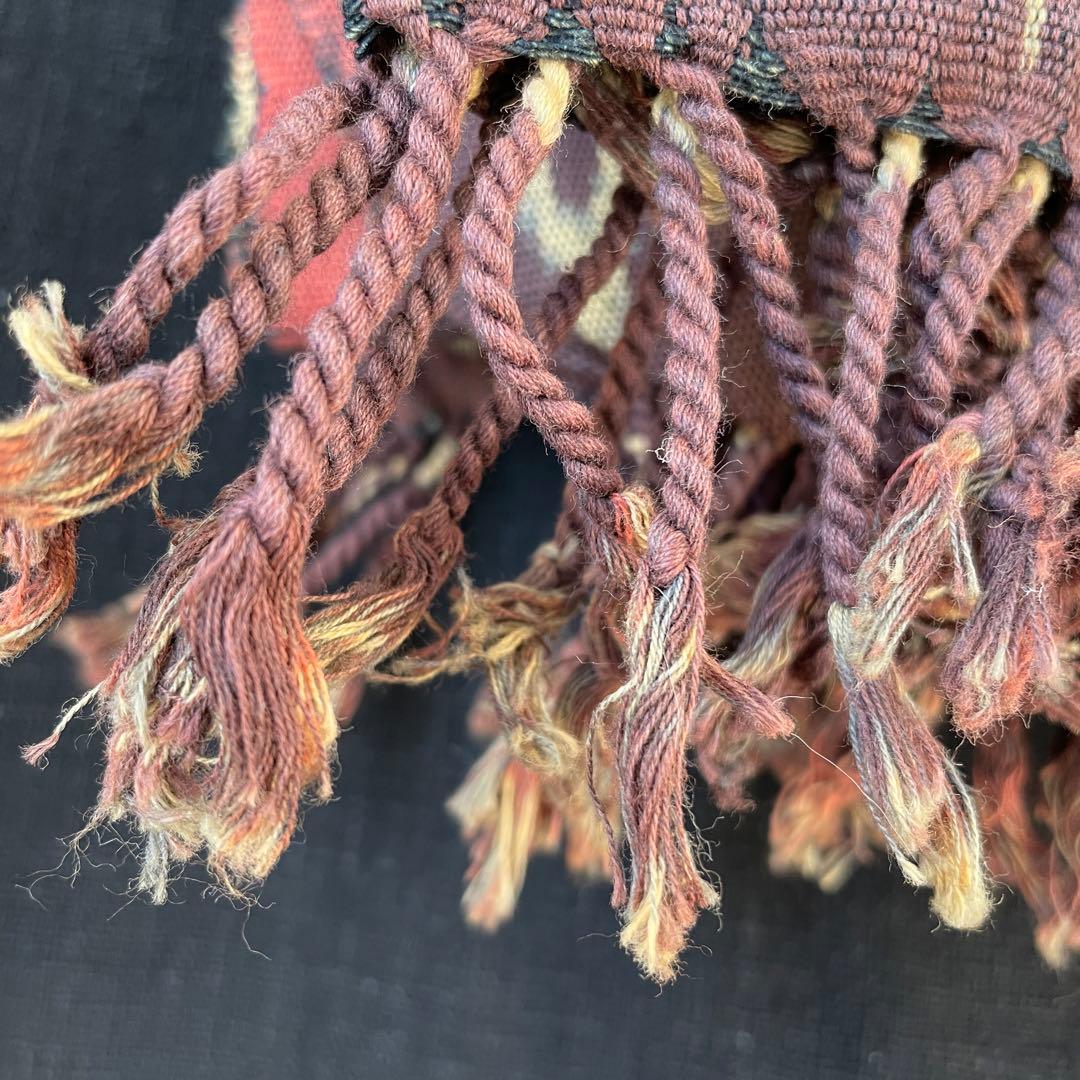 インドネシア　アンティーク　イカット　タペストリー　布