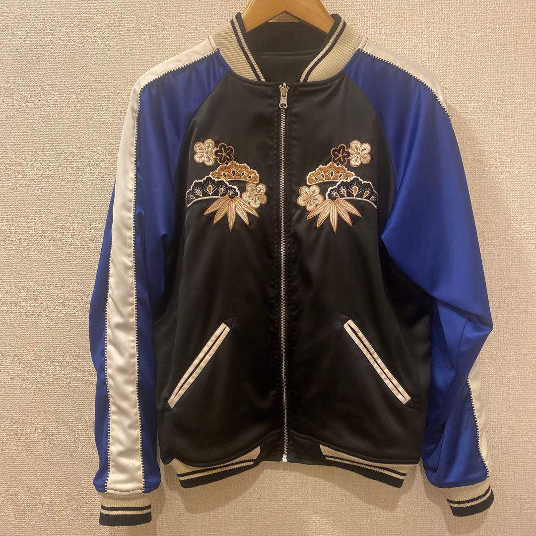 抜刀娘　流儀圧搾　スカジャン　リバーシブル　伊達穂乃果　真田結愛　和柄　刺繍