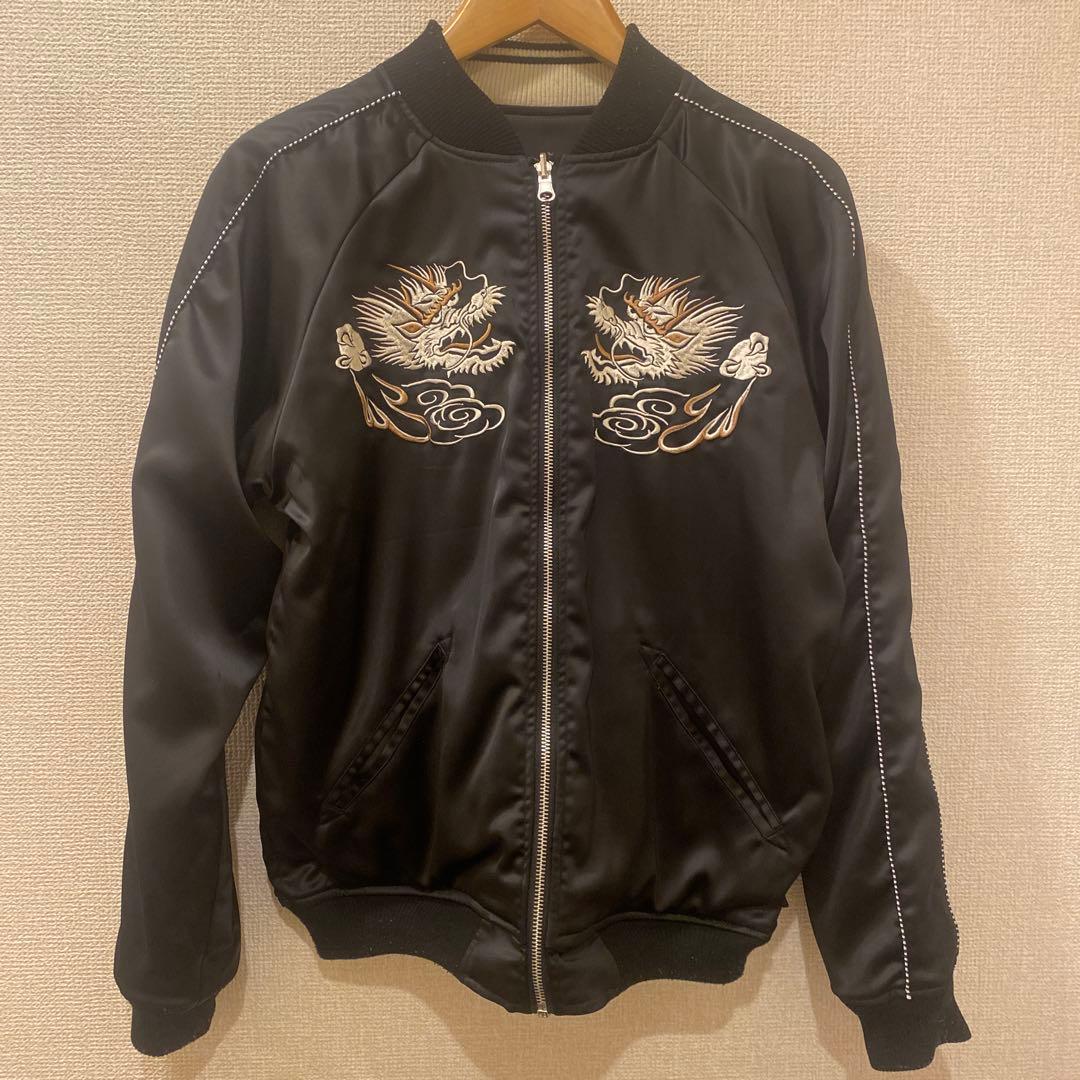 抜刀娘　流儀圧搾　スカジャン　リバーシブル　伊達穂乃果　真田結愛　和柄　刺繍