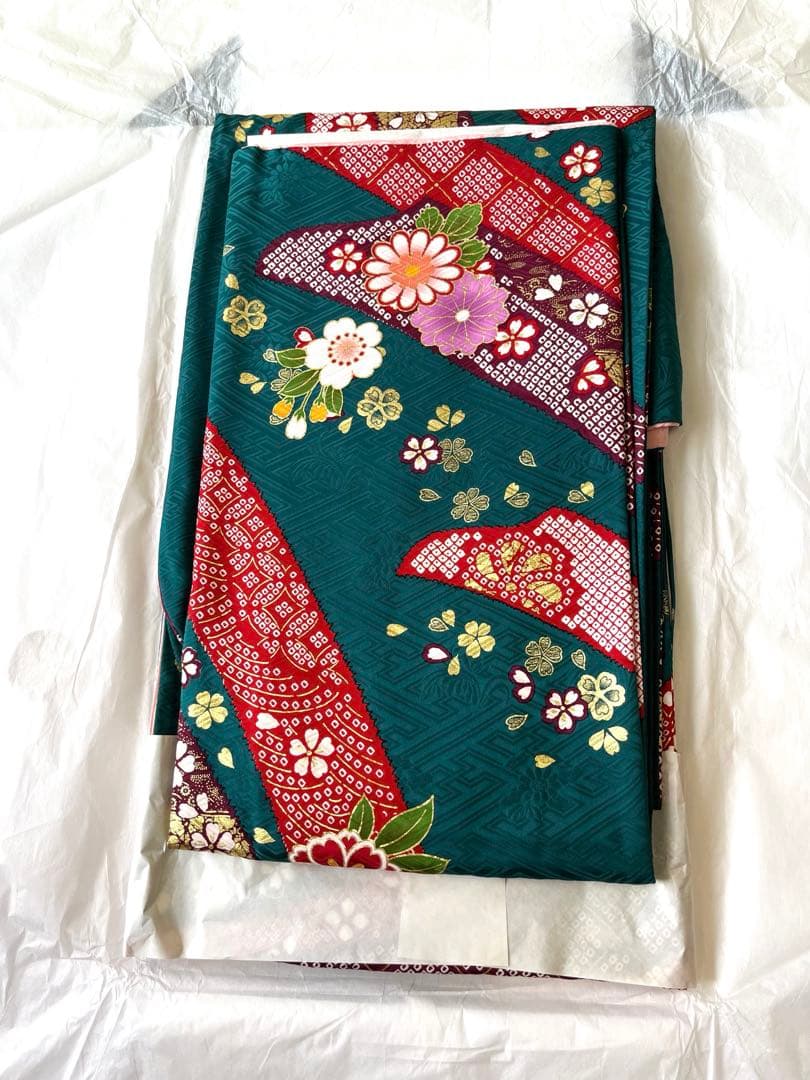 振袖フルセット　成人式　草履&バッグ　着付け小物付き