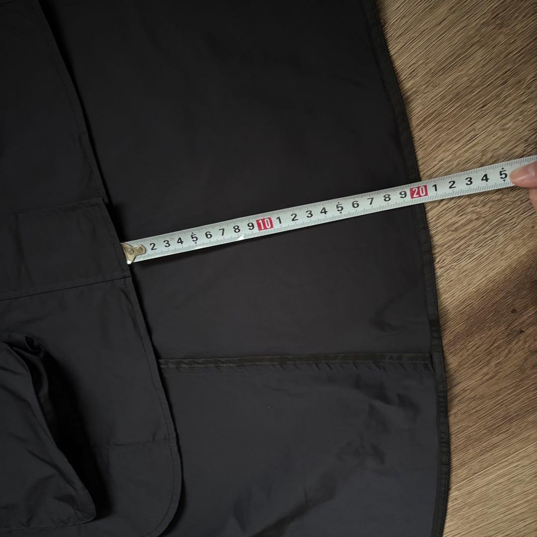 ENFÖLD フード付きオーバーサイズ　スプリングコート　36 ネイビー