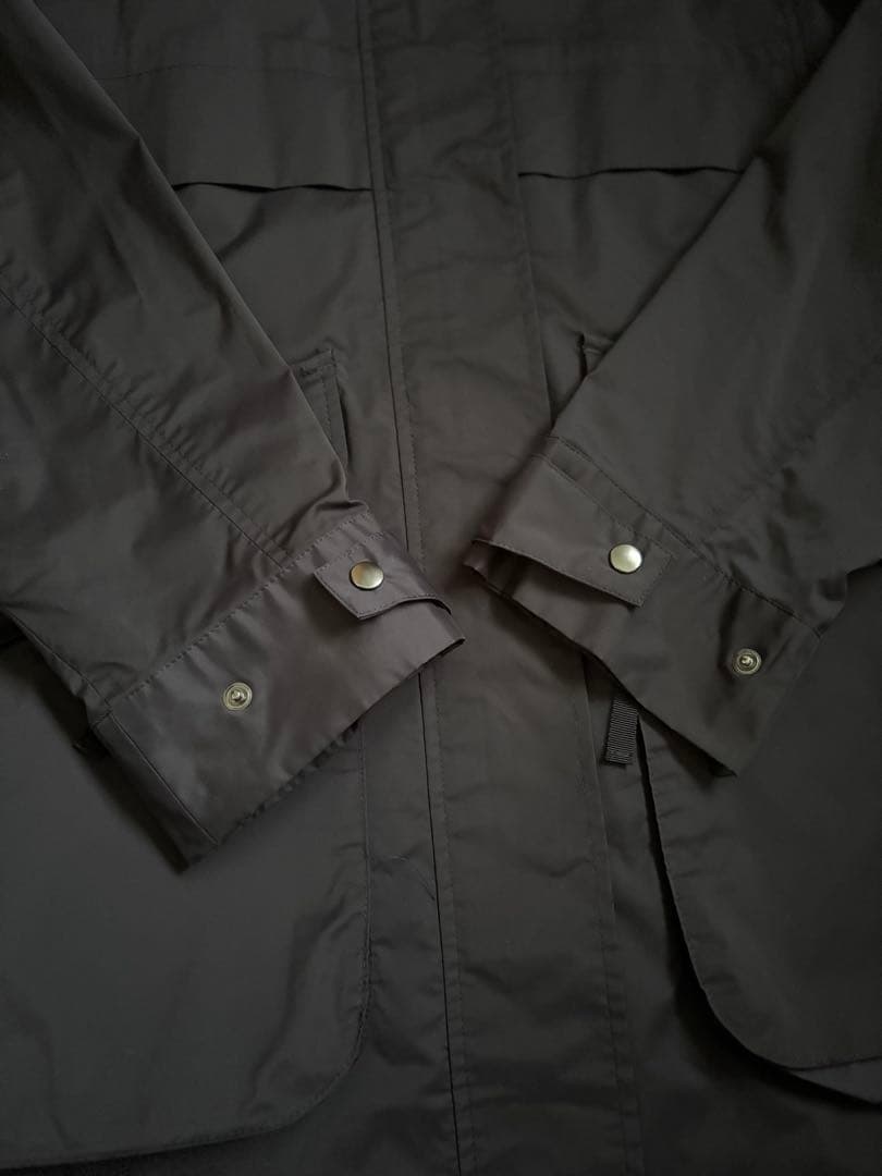 ENFÖLD フード付きオーバーサイズ　スプリングコート　36 ネイビー