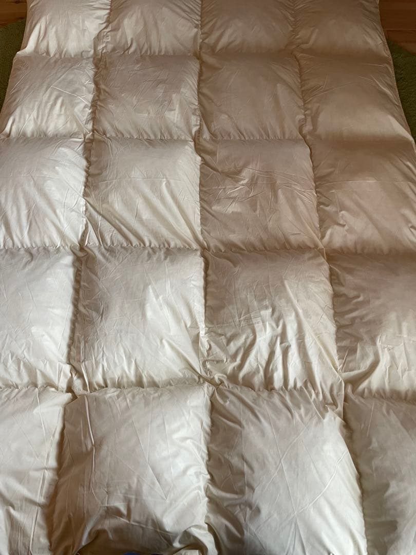 2枚セット【エコダウン使用】寒冷地仕様　羽毛布団　　シングル　ホテル仕様