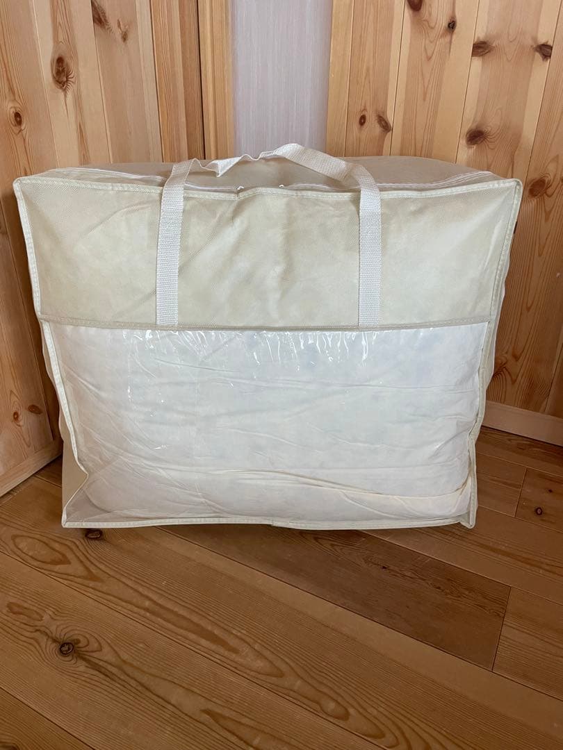 2枚セット【エコダウン使用】寒冷地仕様　羽毛布団　　シングル　ホテル仕様