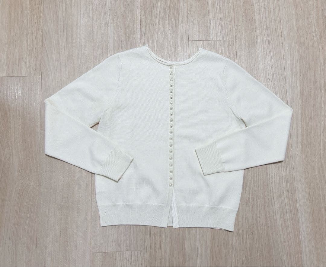 ballsey ウールポリエステルパールコンビ 2-wayプルオーバー　ニット