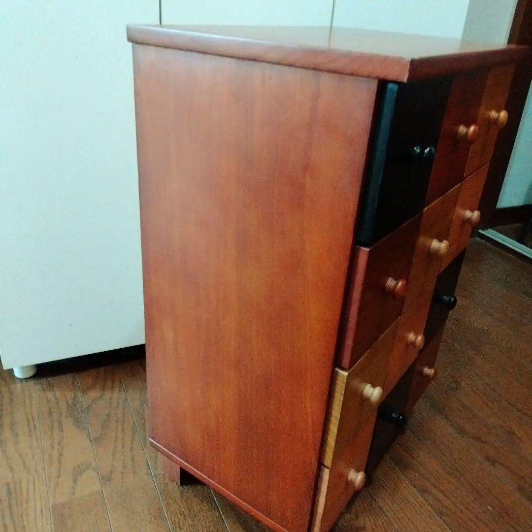 木のぬくもり♡多彩な色合いの木製チェスト♡ 引き出し/シェルフ　木製