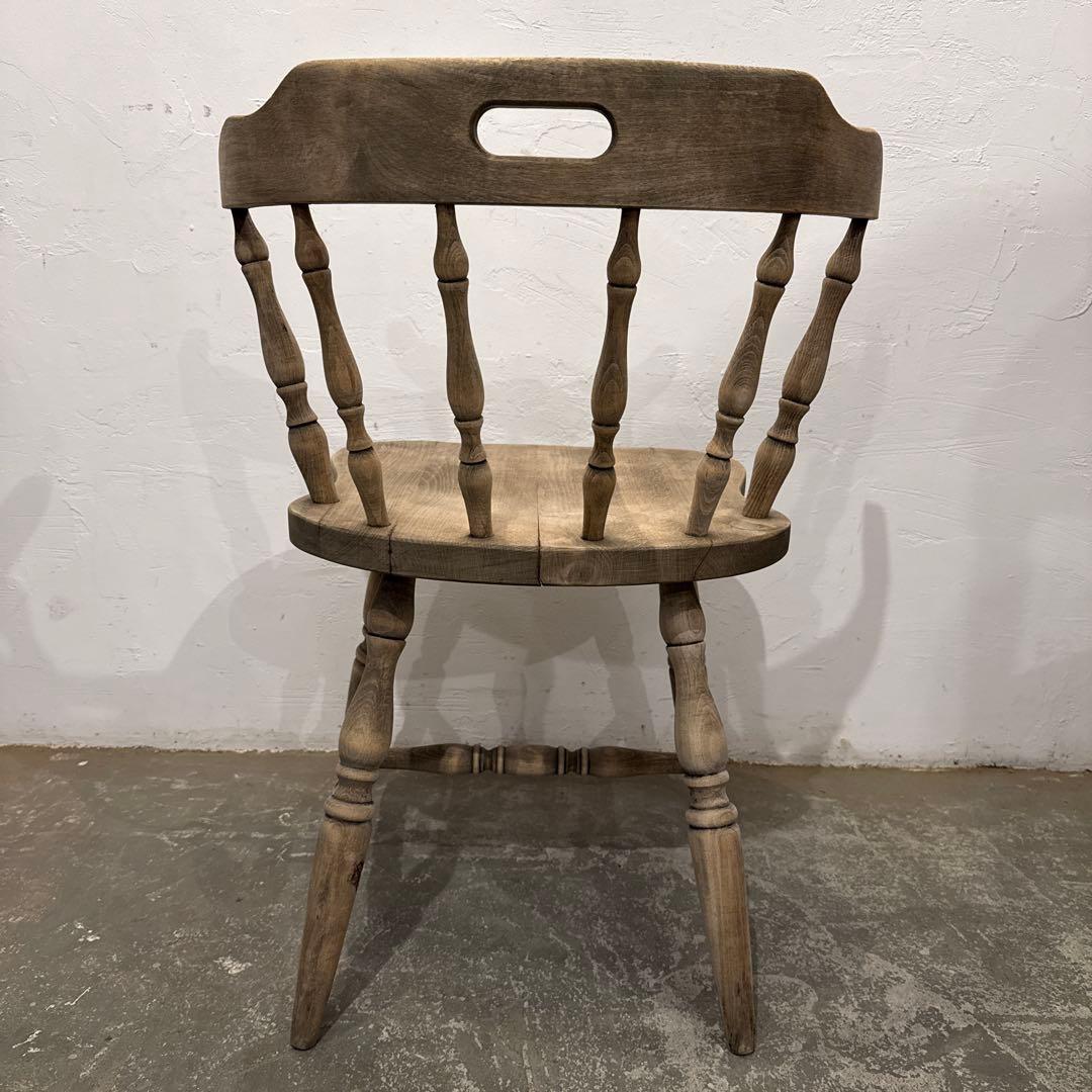 ヴィンテージ　ダイニングチェア　カフェチェア　剥離