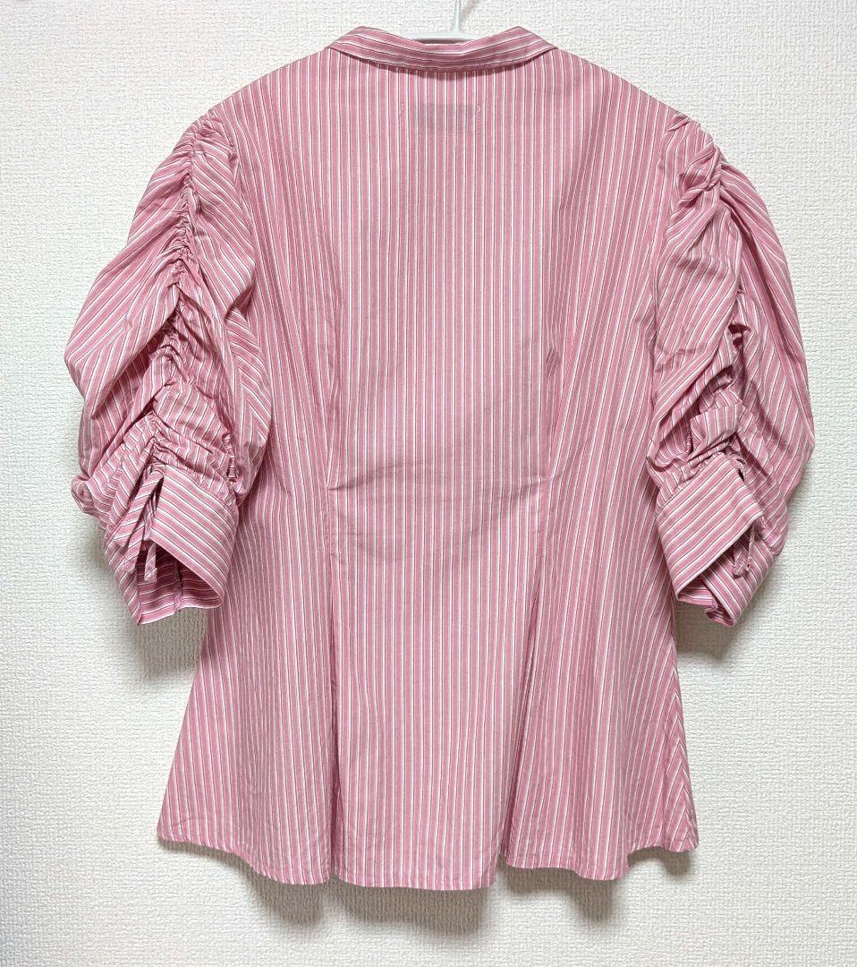 poppy キャンディーパフス ストライプシャツ