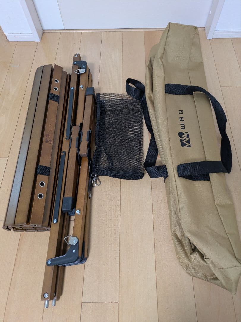 WAQ フォールディングウッドテーブル