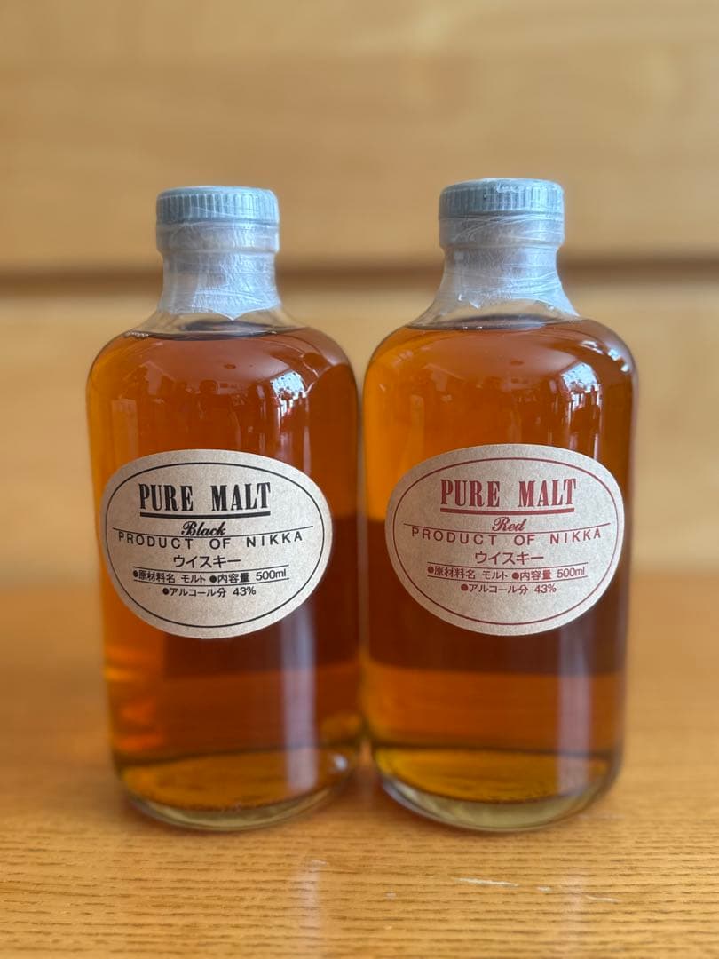 【よしP 】NIKKA PURE MALT ニッカ ピュアモルト 2本