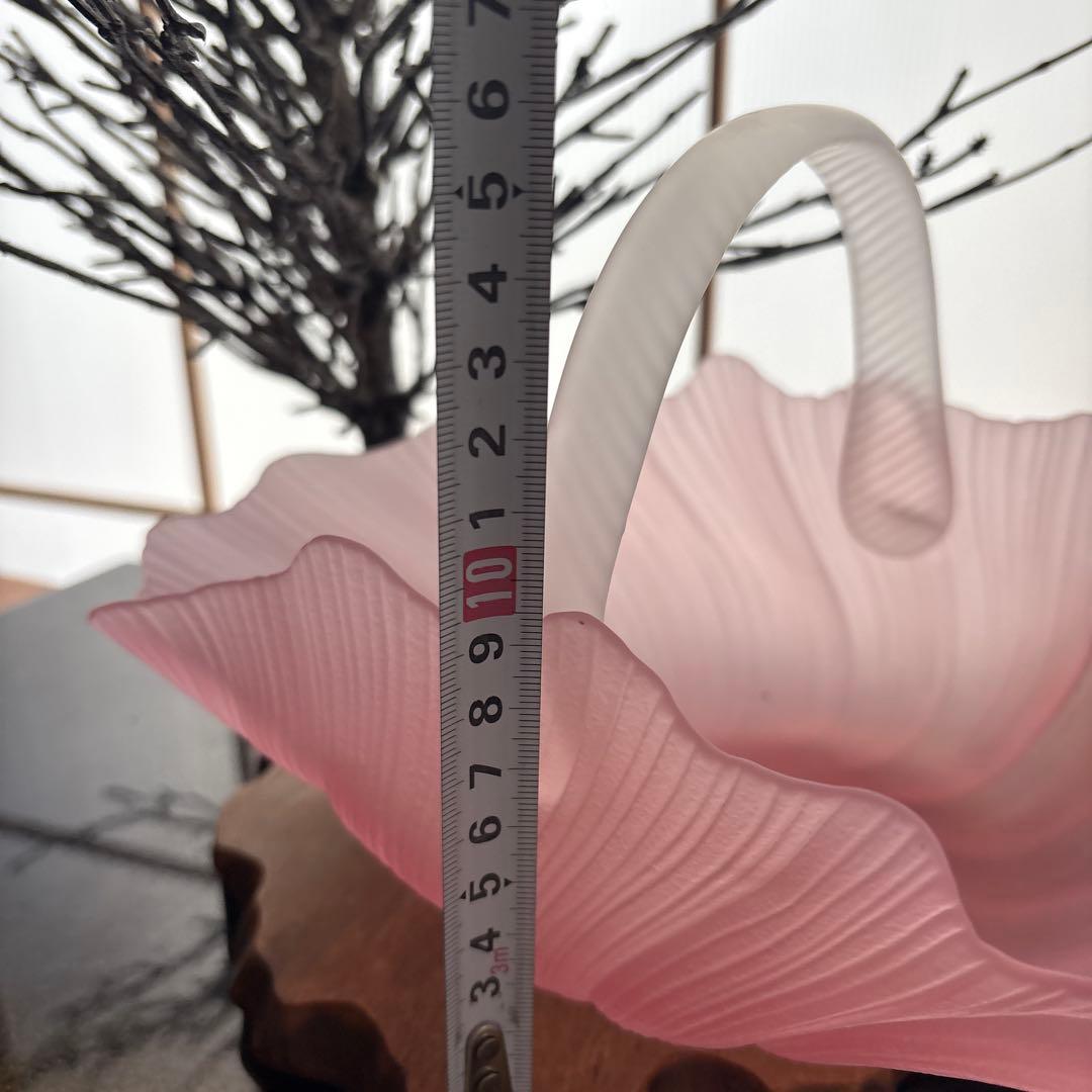 カメイガラス　ガラス籠バスケット