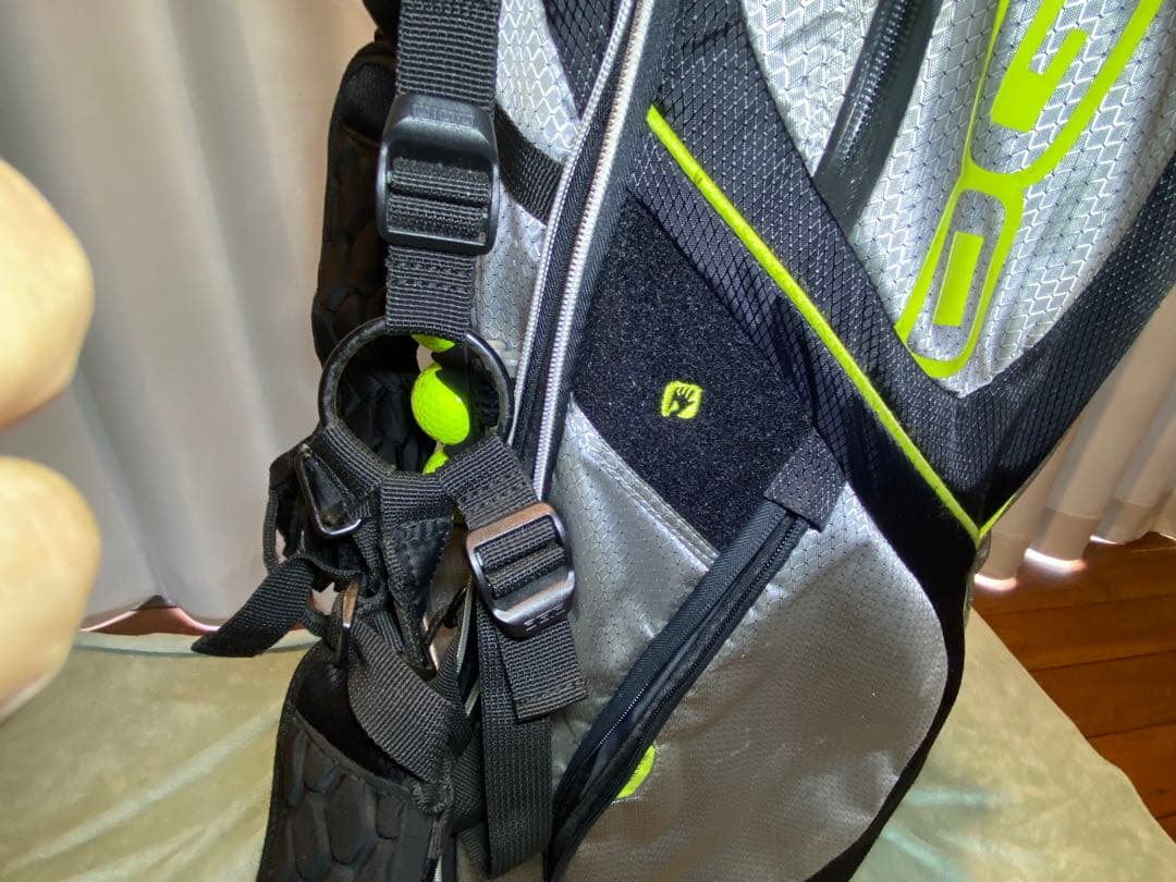 OGIO キャディバッグ シルバー/ ライトグリーン14分割