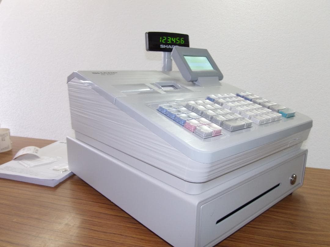 2022年製設定無料SHARP 電子レジスタ XE-A307-W 250429