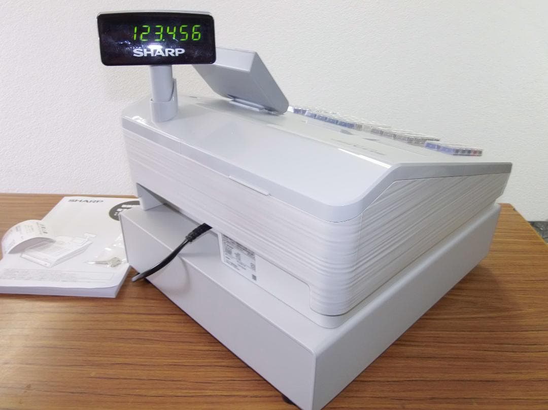 2022年製設定無料SHARP 電子レジスタ XE-A307-W 250429