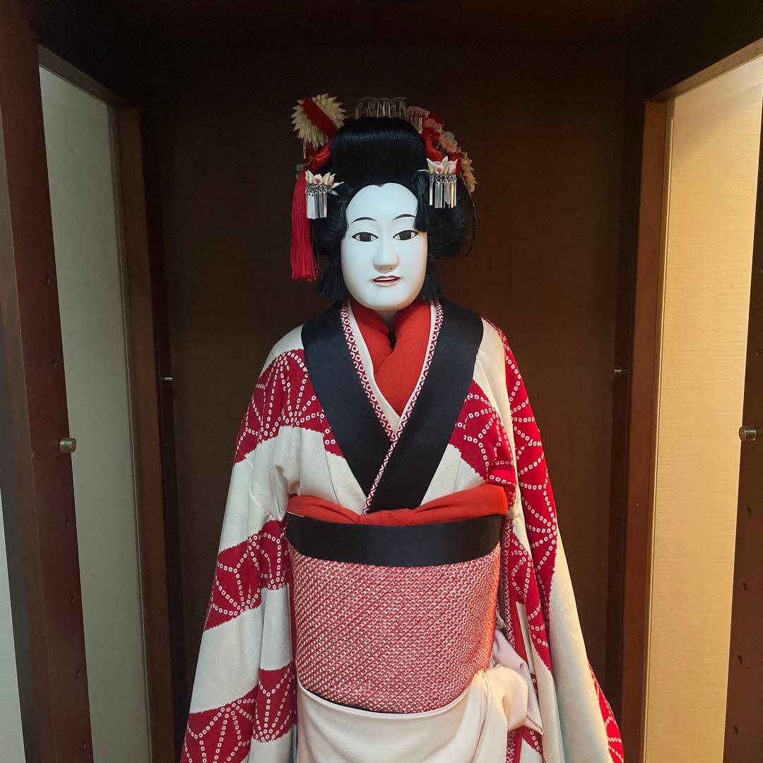浄瑠璃　文楽人形　由良亀師匠作品
